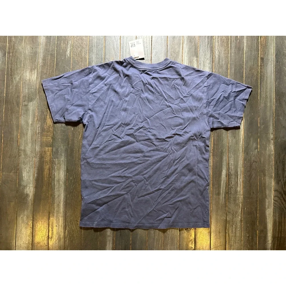 Gap Kids Blue Gray Cotton Crewneck Short Sleeve T-Shirt